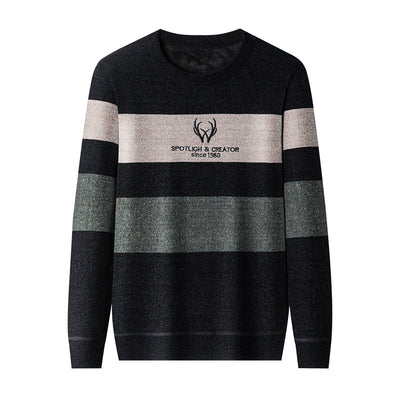 Dusted Chenille Men's Knit Sweater Base