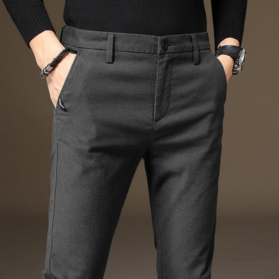 Young Men's Slim Fit Elastic Pencil Pants