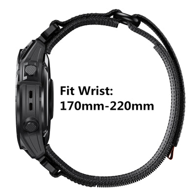 22 26mm Nylon Band for Garmin Fenix 6X/6X Pro/Tactix 7 Pro Replacement Strap for Fenix 5/6/7/Instinct Wristband Bracelet