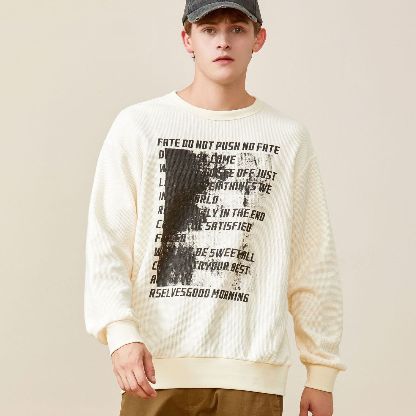 Spring American Leisure Long Sleeve T - Shirt Men